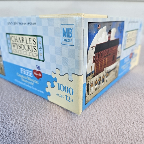 MB Puzzle Charles Wysocki Americana The Seabuglers 1000 PC - Picture 10 of 11